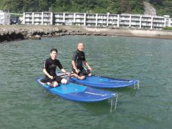 10/5 AM SUP(サップ 、スタンドアップパドル)体験スクール付きレンタル　鎌倉ハイサーフ