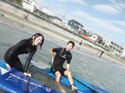 10/10 PM SUP(サップ、スタンドアップパドル)体験スクール付きレンタル  鎌倉ハイサーフ