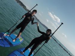 10/10 PM SUP(サップ、スタンドアップパドル)体験スクール付きレンタル  鎌倉ハイサーフ