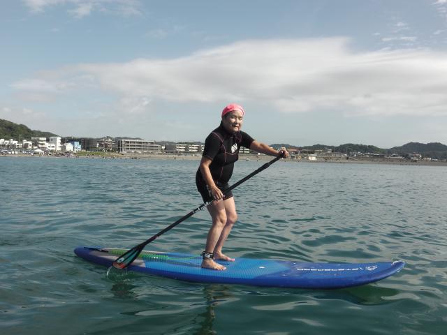 10/18 AM SUP(サップ、スタンドアップパドル)体験スクール  鎌倉ハイサーフ