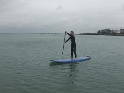 10/25 AM SUP(サップ、スタンドアップパドル)体験スクール付きレンタル  鎌倉ハイサーフ