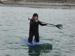 11/2 AM SUP(サップ、スタンドアップパドル)体験スクール付きレンタル  鎌倉ハイサーフ