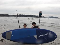 11/2 AM SUP(サップ、スタンドアップパドル)体験スクール付きレンタル  鎌倉ハイサーフ