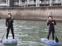 11/2 AM SUP(サップ、スタンドアップパドル)体験スクール付きレンタル  鎌倉ハイサーフ