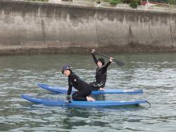 11/2 AM SUP(サップ、スタンドアップパドル)体験スクール付きレンタル  鎌倉ハイサーフ