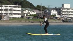 11/4 AM SUP(サップ、スタンドアップパドル)体験スクール付きレンタル  鎌倉ハイサーフ