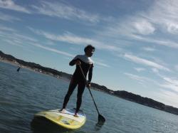 11/4 AM SUP(サップ、スタンドアップパドル)体験スクール付きレンタル  鎌倉ハイサーフ