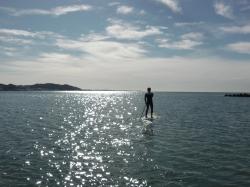 11/4 AM SUP(サップ、スタンドアップパドル)体験スクール付きレンタル  鎌倉ハイサーフ