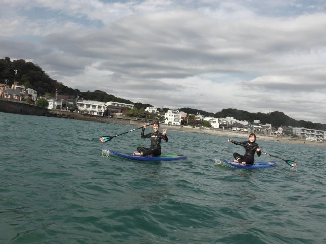 11/18 PM SUP(サップ、スタンドアップパドル)体験スクール付きレンタル  鎌倉ハイサーフ
