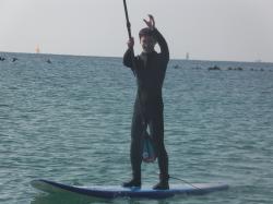 3/9AM SUP(サップ、スタンドアップパドル)体験スクール付きレンタル 鎌倉ハイサーフ