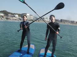 3/9AM SUP(サップ、スタンドアップパドル)体験スクール付きレンタル 鎌倉ハイサーフ