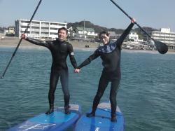 3/9AM SUP(サップ、スタンドアップパドル)体験スクール付きレンタル 鎌倉ハイサーフ