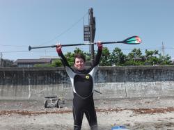 4/9 PM SUP(サップ、スタンドアップパドル)体験スクール付きレンタル 鎌倉ハイサーフ