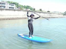 4/30 AM SUP(サップ、スタンドアップパドル)体験スクール付きレンタル  鎌倉ハイサーフ