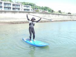 4/30 AM SUP(サップ、スタンドアップパドル)体験スクール付きレンタル  鎌倉ハイサーフ
