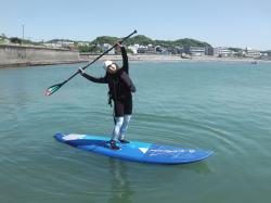 4/30 AM SUP(サップ、スタンドアップパドル)体験スクール付きレンタル  鎌倉ハイサーフ