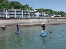 4/30 AM SUP(サップ、スタンドアップパドル)体験スクール付きレンタル  鎌倉ハイサーフ