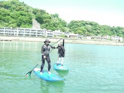 4/30 AM SUP(サップ、スタンドアップパドル)体験スクール付きレンタル  鎌倉ハイサーフ