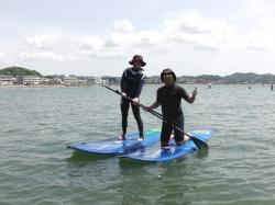 5/5 AM SUP(サップ、スタンドアップパドル)体験スクール付きレンタル  鎌倉ハイサーフ