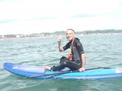 5/5 PM  SUP(サップ、スタンドアップパドル)体験スクール付きレンタル  鎌倉ハイサーフ