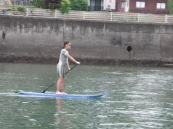 6/8 AM SUP(サップ、スタンドアップパドル)体験スクール付きレンタル   鎌倉ハイサーフ