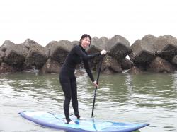 6/8 AM SUP(サップ、スタンドアップパドル)体験スクール付きレンタル   鎌倉ハイサーフ