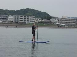 6/8 AM SUP(サップ、スタンドアップパドル)体験スクール付きレンタル   鎌倉ハイサーフ