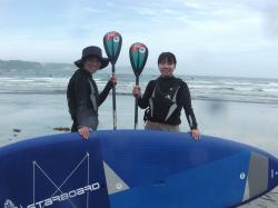6/15 PM SUP(サップ、スタンドアップパドル)体験スクール付きレンタル  鎌倉ハイサーフ