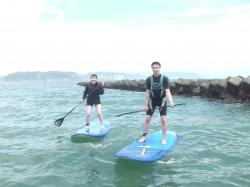 6/15 PM SUP(サップ、スタンドアップパドル)体験スクール付きレンタル  鎌倉ハイサーフ