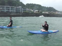 6/15 PM SUP(サップ、スタンドアップパドル)体験スクール付きレンタル  鎌倉ハイサーフ