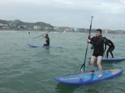 6/15 PM SUP(サップ、スタンドアップパドル)体験スクール付きレンタル  鎌倉ハイサーフ
