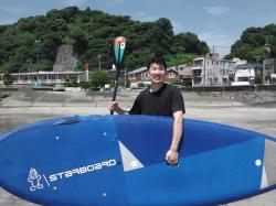 6/27 AM SUP(サップ、スタンドアップパドル)体験スクール付きレンタル   鎌倉ハイサーフ