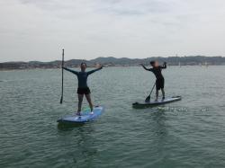 6/28 AM SUP(サップ、スタンドアップパドル)体験スクール付きレンタル  鎌倉ハイサーフ
