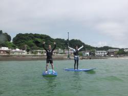 7/4 AM SUP(サップ、スタンドアップパドル)体験スクール付きレンタル   鎌倉ハイサーフ