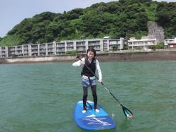 7/4 AM SUP(サップ、スタンドアップパドル)体験スクール付きレンタル   鎌倉ハイサーフ