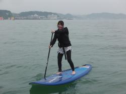 7/5 pm SUP(サップ、スタンドアップパドル)体験スクール付きレンタル  鎌倉ハイサーフ