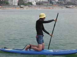 7/6 AM SUP(サップ、スタンドアップパドル)体験スクール付きレンタル 鎌倉ハイサーフ