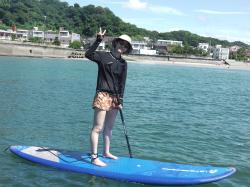 ７/10 AM SUP(サップ、スタンドアップパドル)体験スクール付きレンタル  鎌倉ハイサーフ