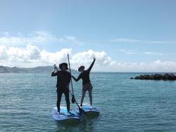 ７/10 AM SUP(サップ、スタンドアップパドル)体験スクール付きレンタル  鎌倉ハイサーフ