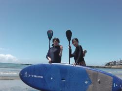 ７/10 AM SUP(サップ、スタンドアップパドル)体験スクール付きレンタル  鎌倉ハイサーフ