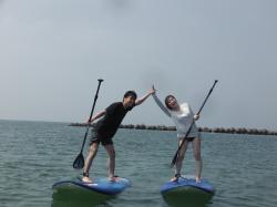 7/8 AM SUP(サップ、スタンドアップパドル)体験スクール付きレンタル  鎌倉ハイサーフ