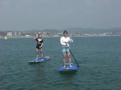 7/8 PM SUP(サップ、スタンドアップパドル)体験スクール付きレンタル  鎌倉ハイサーフ