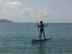 7/13 AM SUP(サップ、スタンドアップパドル)体験スクール付きレンタル  鎌倉ハイサーフ