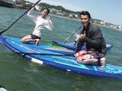 7/23 PM  SUP(サップ、スタンドアップパドル)体験スクール付きレンタル 鎌倉ハイサーフ