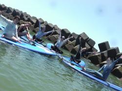 7/25 AM SUP(サップ、スタンドアップパドル)体験スクール付きレンタル  鎌倉ハイサーフ