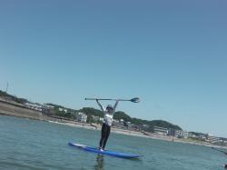 7/25 AM SUP(サップ、スタンドアップパドル)体験スクール付きレンタル  鎌倉ハイサーフ