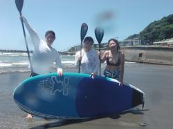 7/26 AM  SUP(サップ、スタンドアップパドル)体験スクール付きレンタル   鎌倉ハイサーフ