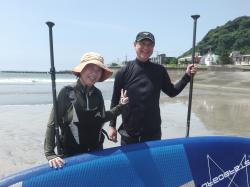 7/28 AM SUP(サップ、スタンドアップパドル)体験スクール付きレンタル 鎌倉ハイサーフ