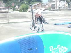 8/4 AM SUP(サップ、スタンドアップパドル)体験スクール付きレンタル  鎌倉ハイサーフ