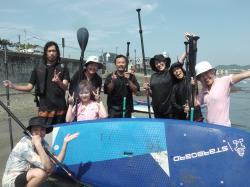 8/5 PM SUP(サップ、スタンドアップパドル)体験スクール  鎌倉ハイサーフ